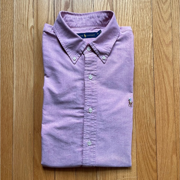 Ralph Lauren Other - Polo Ralph Lauren Mens Long Sleeve Oxford Shirt Regular Fit XL Maroon Solid